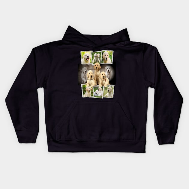 Golden Labrador Kids Hoodie by petermurphy619